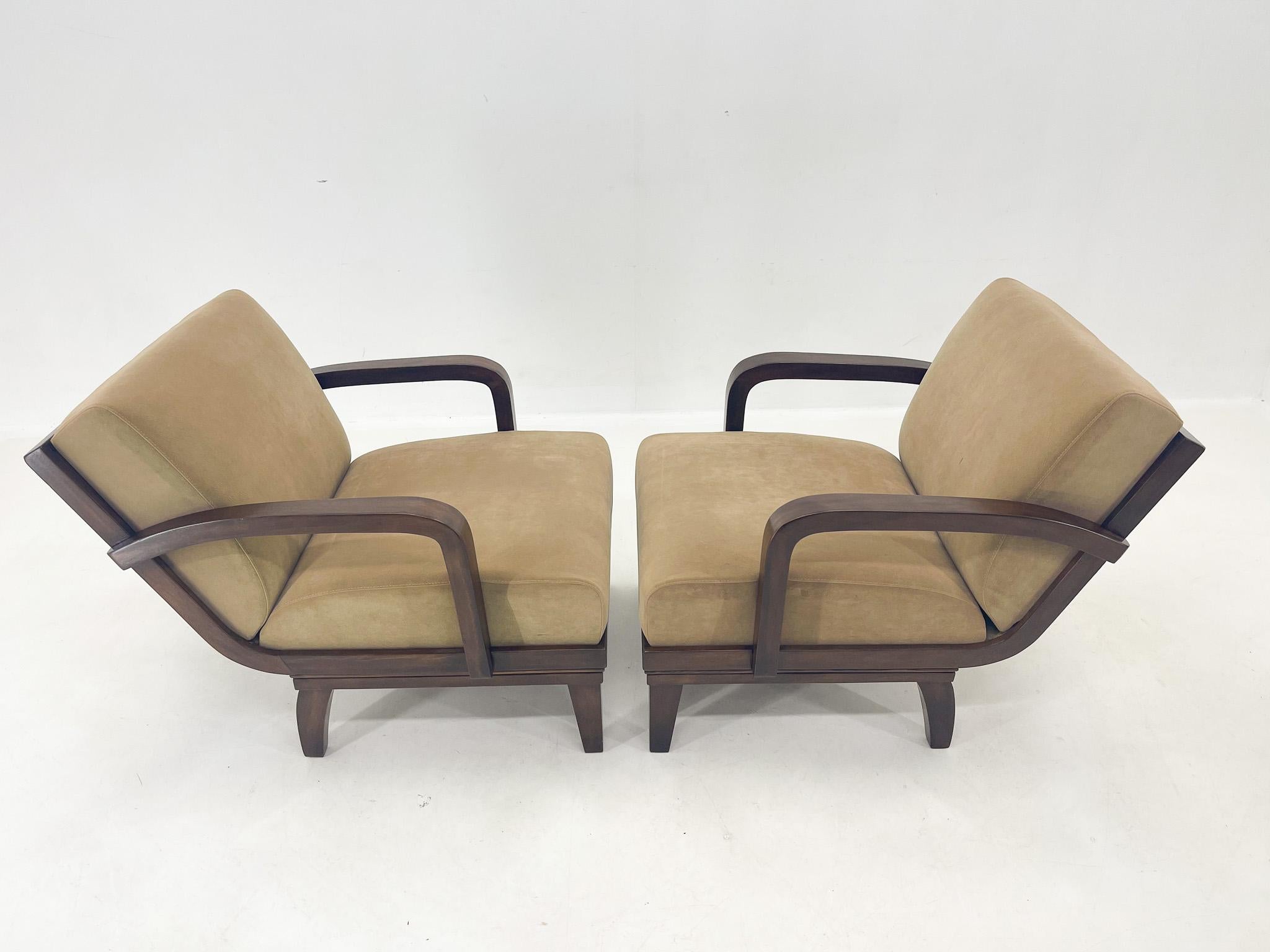 Set of Two Midcentury Club Chairs, 1970's For Sale at 1stDibs
