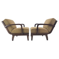 Set of Two Mid-century Club Chairs, 1970's