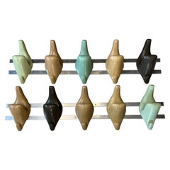 Set of Two Mid-Century Coat Hangers, 1950s