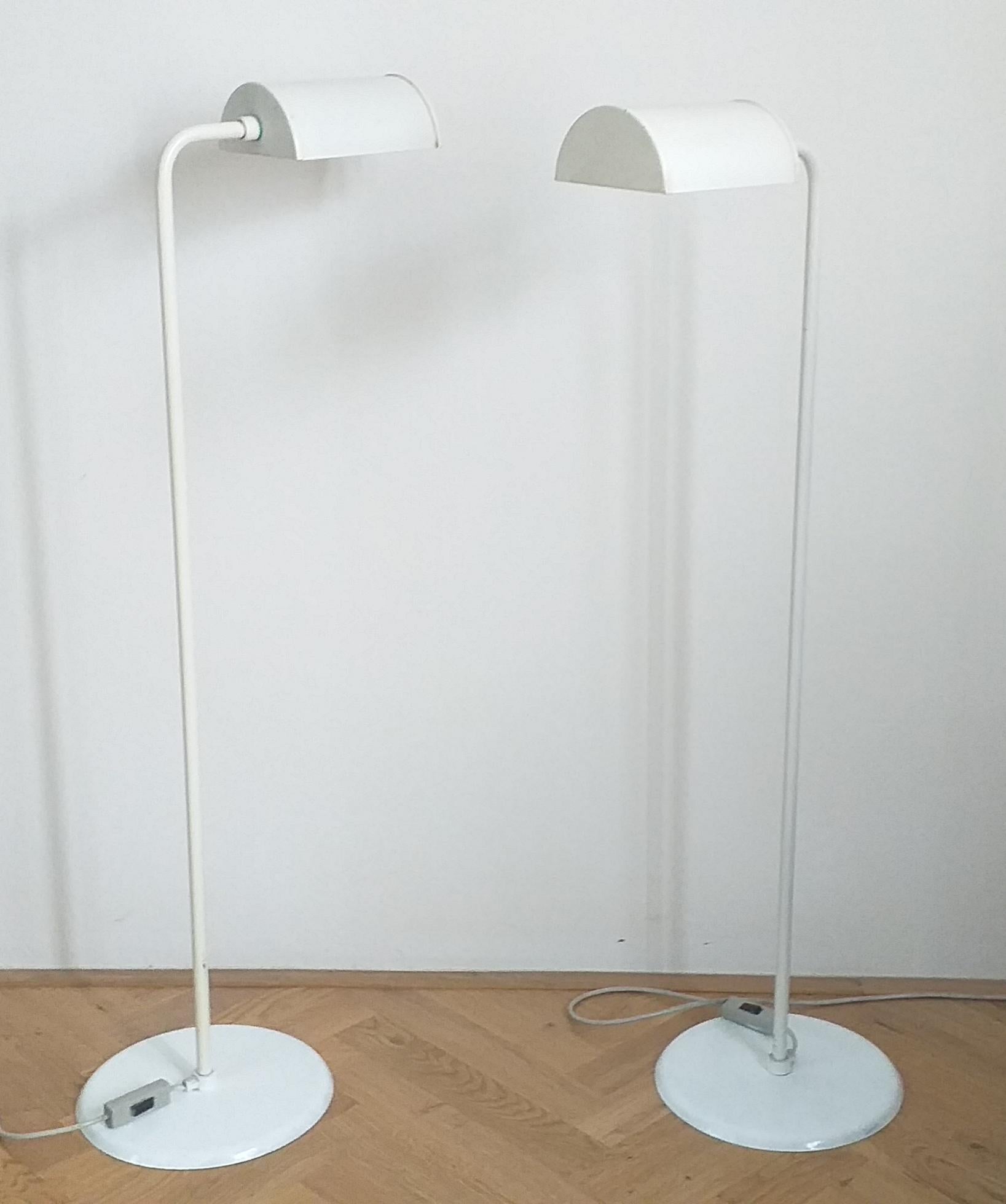 Late 20th Century Set of Two Midcentury Floor Lamps Abo Randers, Denmark, 1970s