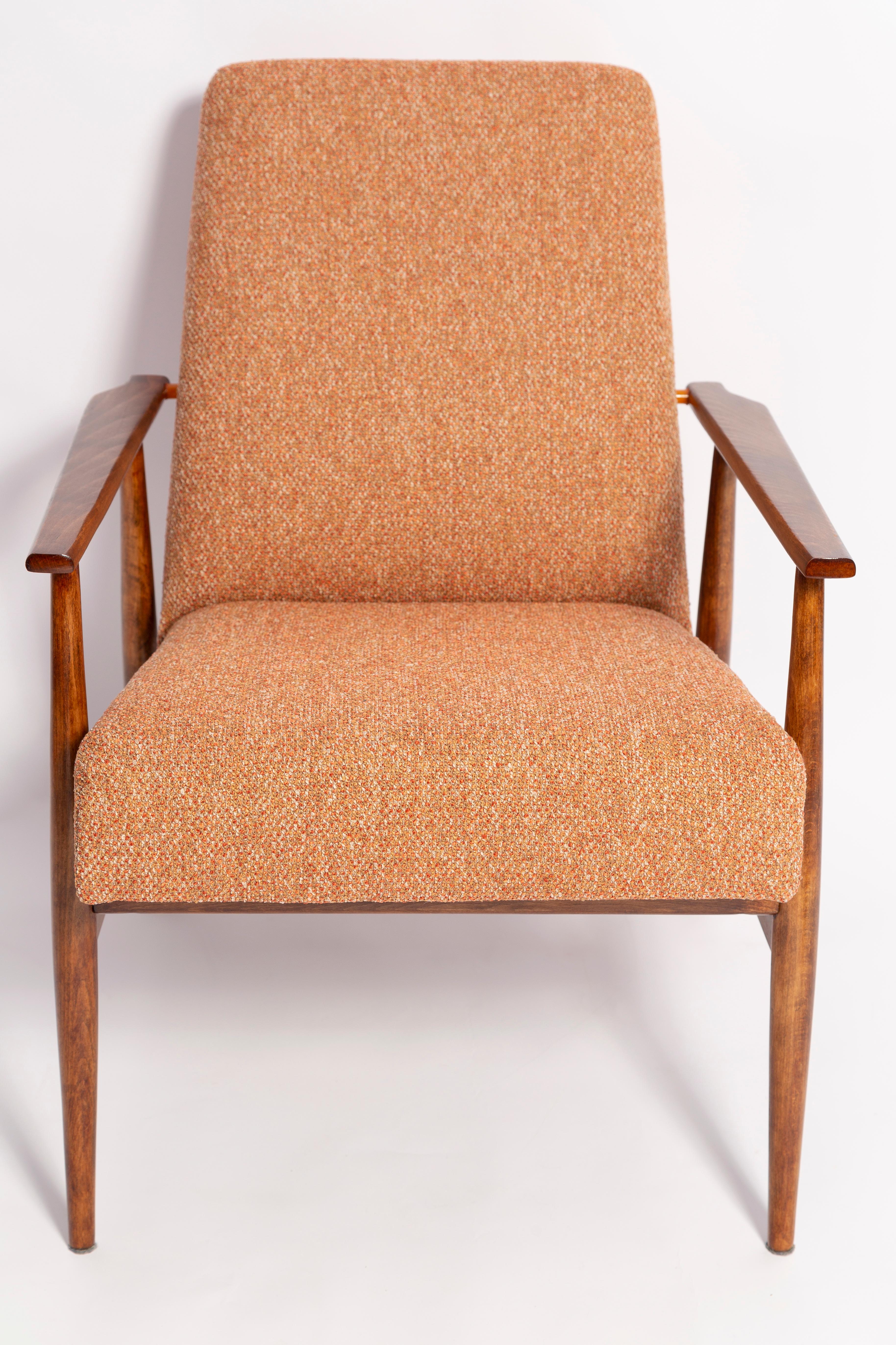 Set of Two Mid-Century Melange Dante Armchairs, H. Lis, 1960s For Sale 5