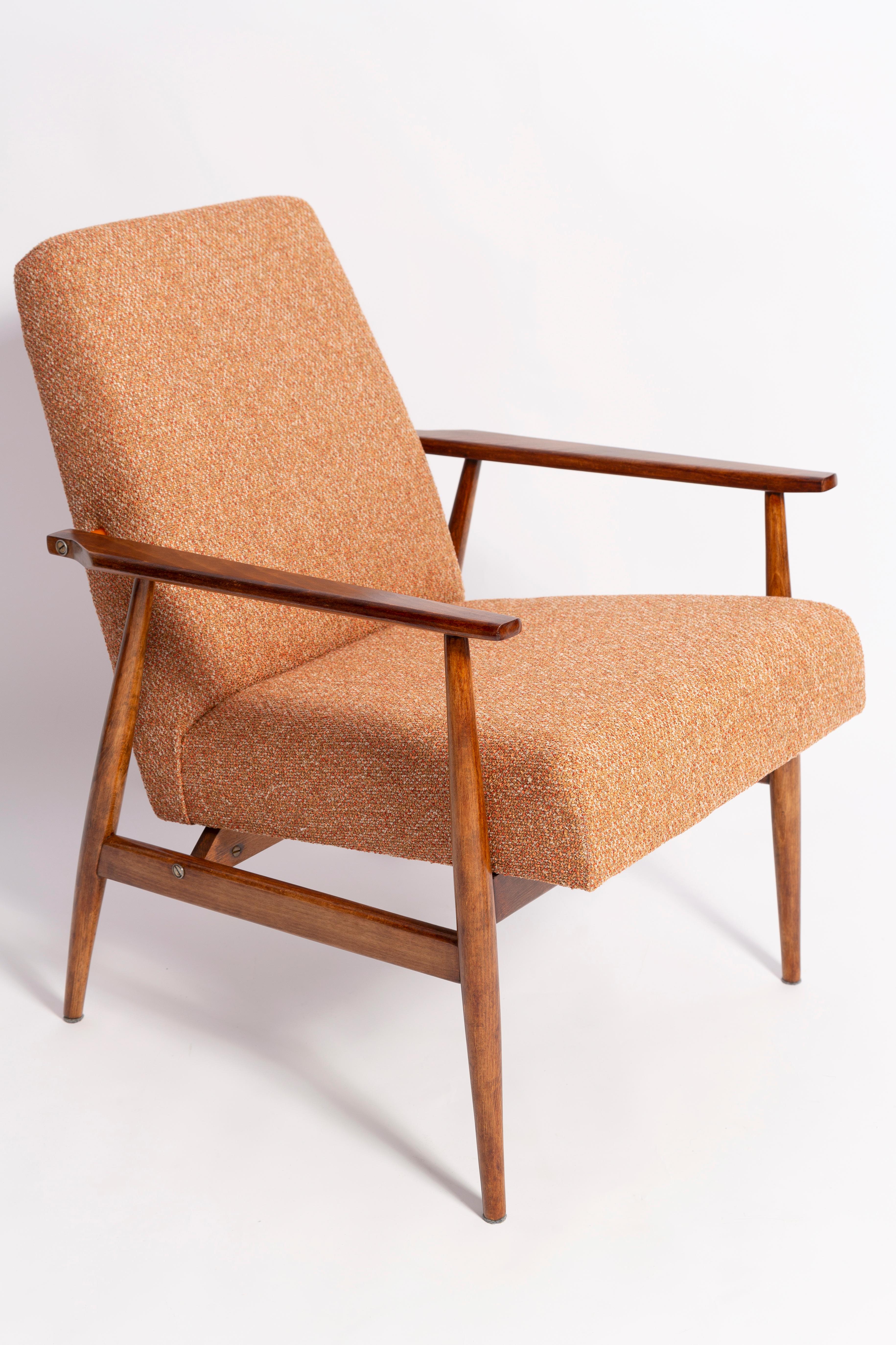 Mid-Century Modern Set of Two Mid-Century Melange Dante Armchairs, H. Lis, 1960s For Sale