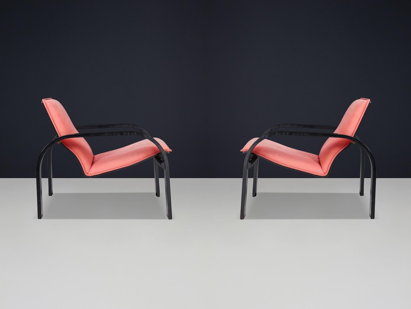 Set di due poltrone moderne di metà secolo attribuite ad Alvar Aalto, Finlandia, 1940 in vendita 3