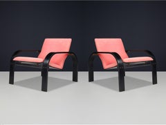 Set of Two Mid-Century Modern Armchairs Attributed to Alvar Aalto, Finland, 1940