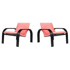 Set aus zwei modernen Sesseln aus der Mitte des Jahrhunderts, Alvar Aalto zugeschrieben, Finnland, 1940