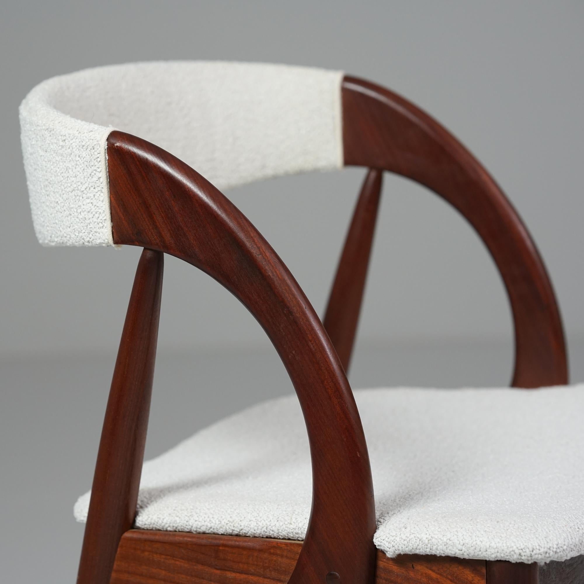 Danese Set di due sedie moderne di metà secolo, Danimarca, anni '60 in vendita