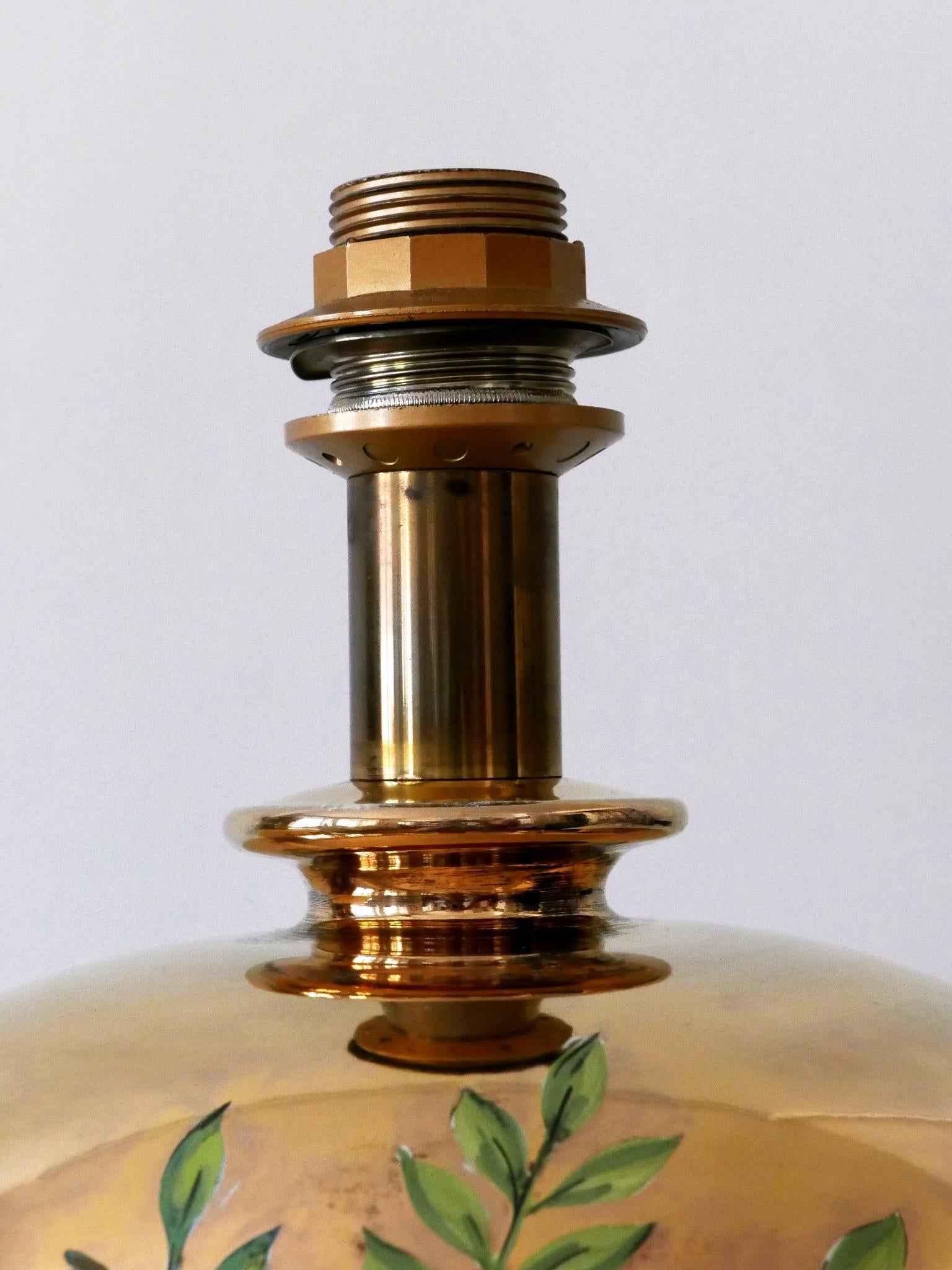 Ensemble de deux lampes d'appoint en laiton massif, Modernity, Arte Lumen, 1970 en vente 11