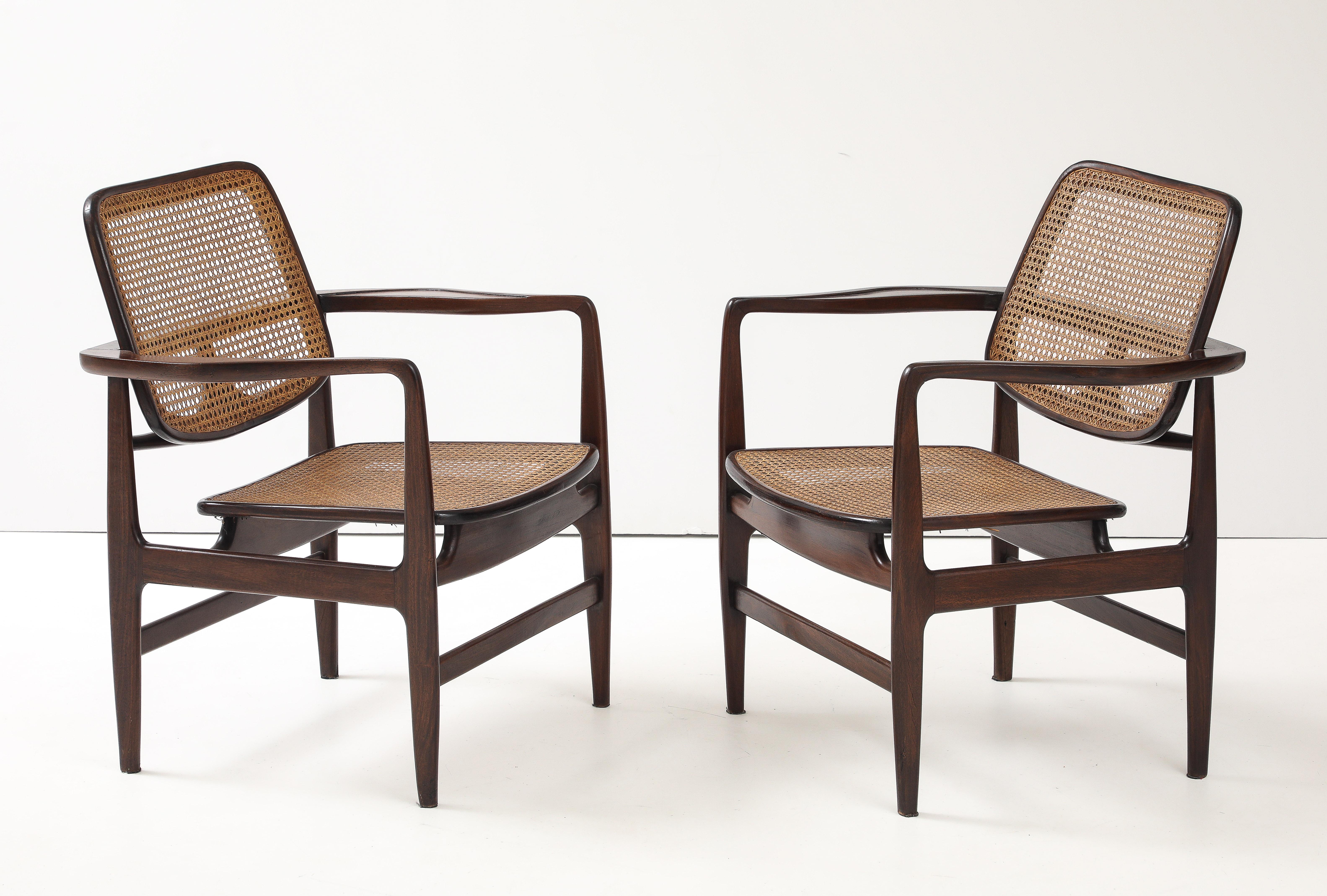 Set di due poltrone Oscar di Sergio Rodrigues, Brasile, 1956 in vendita 2