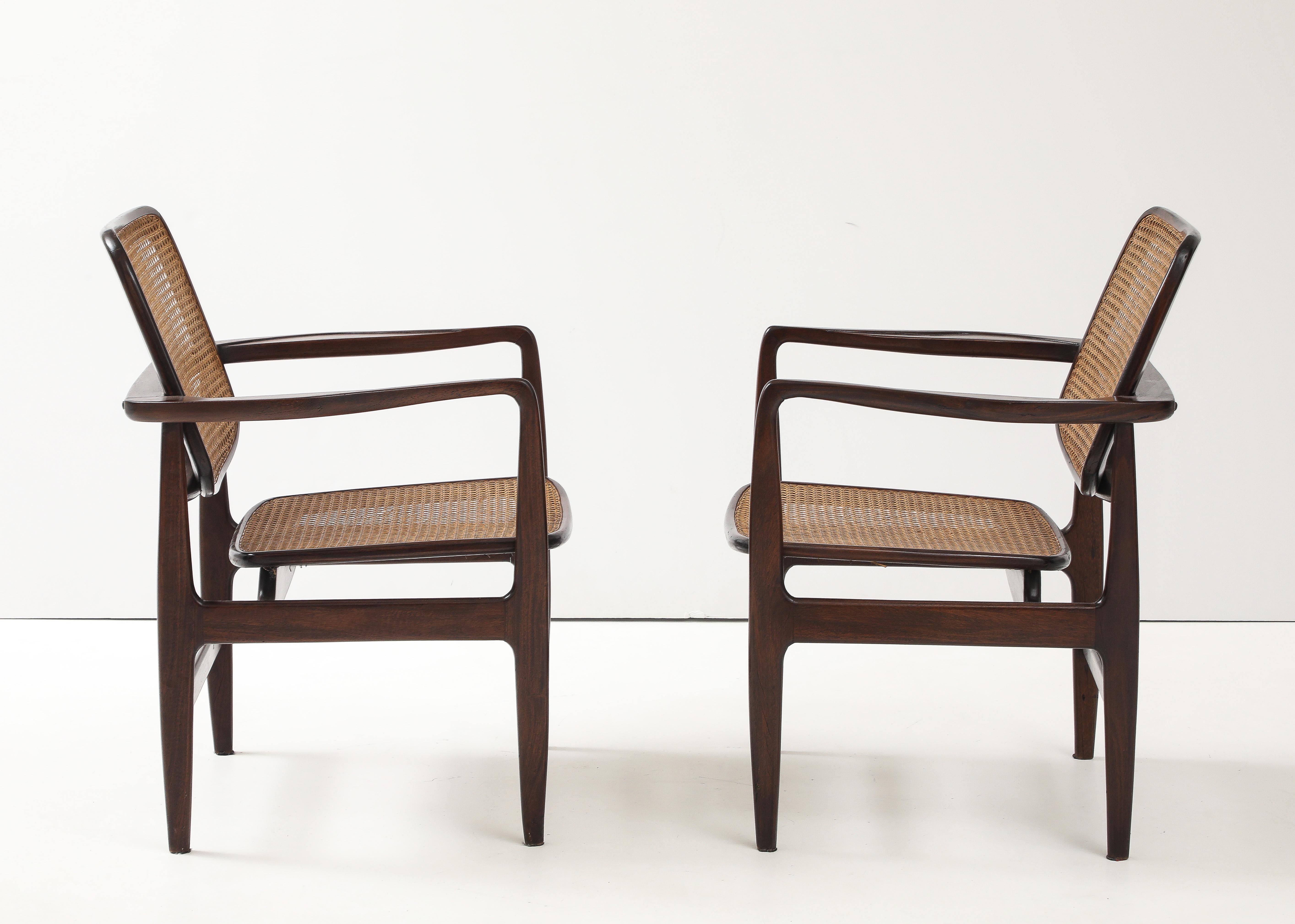 Set di due poltrone Oscar di Sergio Rodrigues, Brasile, 1956 in vendita 3