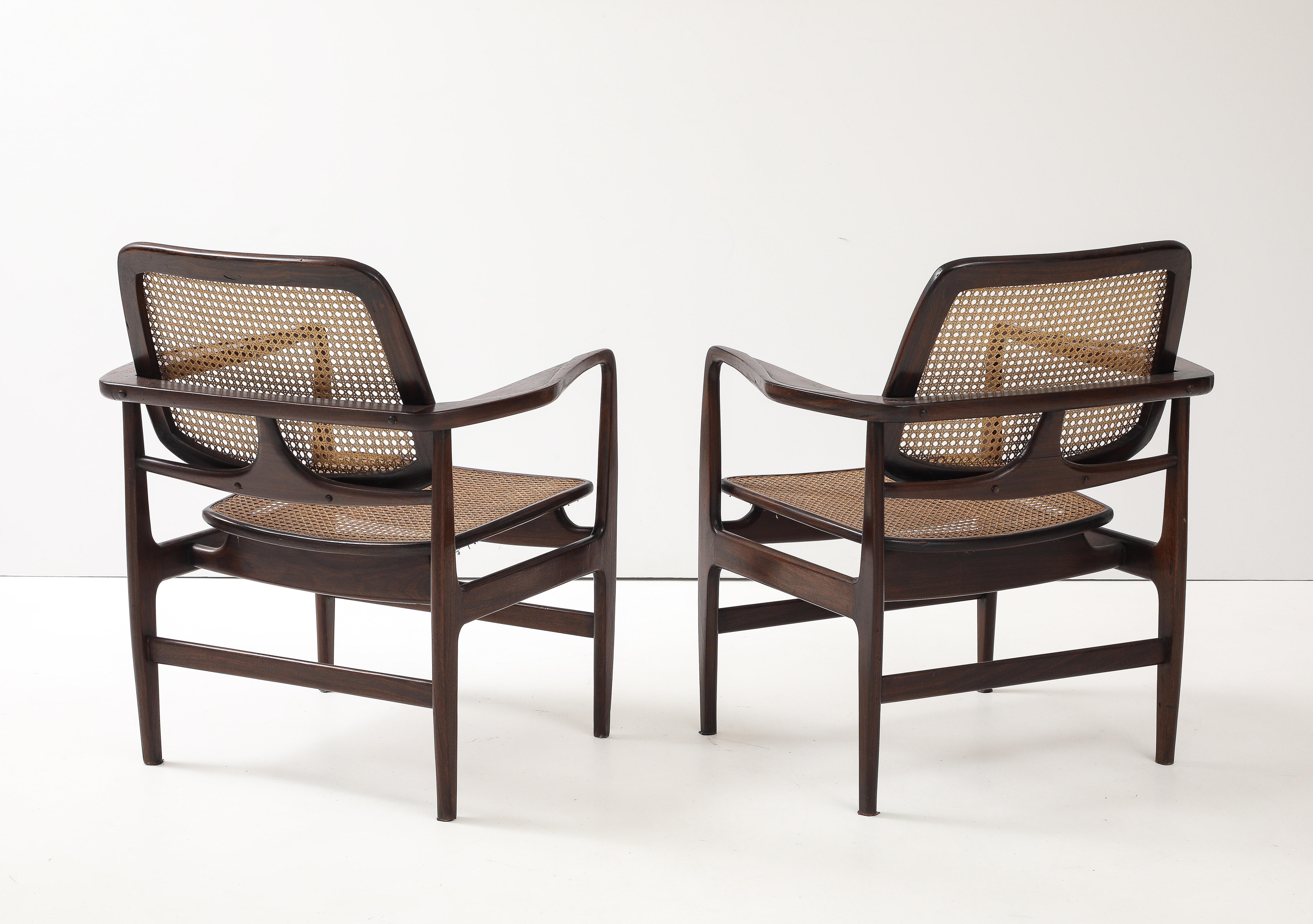 Set di due poltrone Oscar di Sergio Rodrigues, Brasile, 1956 in vendita 4