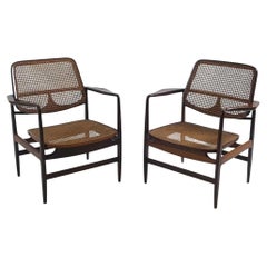 Set of Two Mid-Century Modern Oscar Armchairs by Sergio Rodrigues, Brazil, 1956