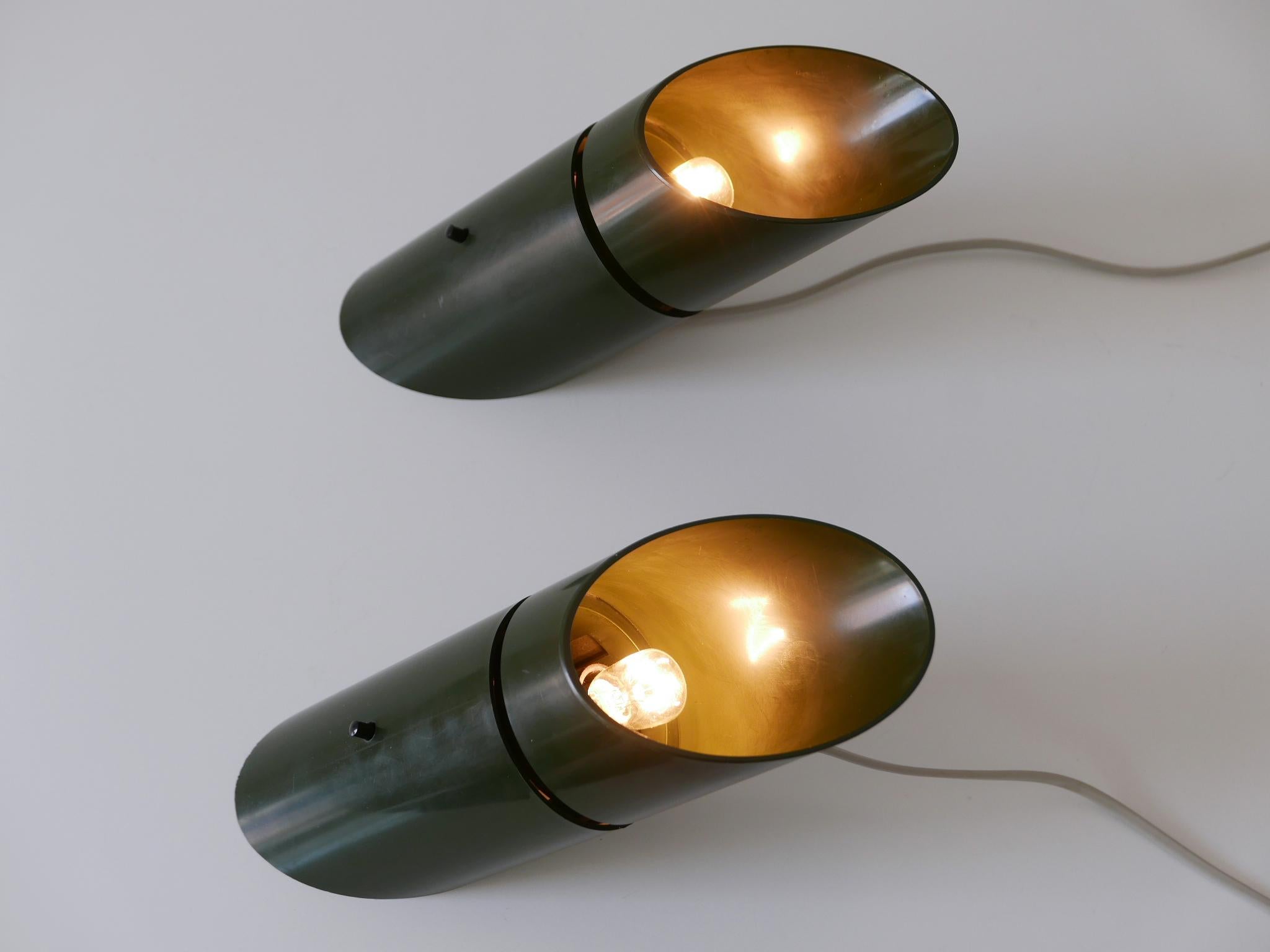 Danish Set of Two Mid-Century Modern Universal Lamps by Hans Due for Fog & Mørup For Sale