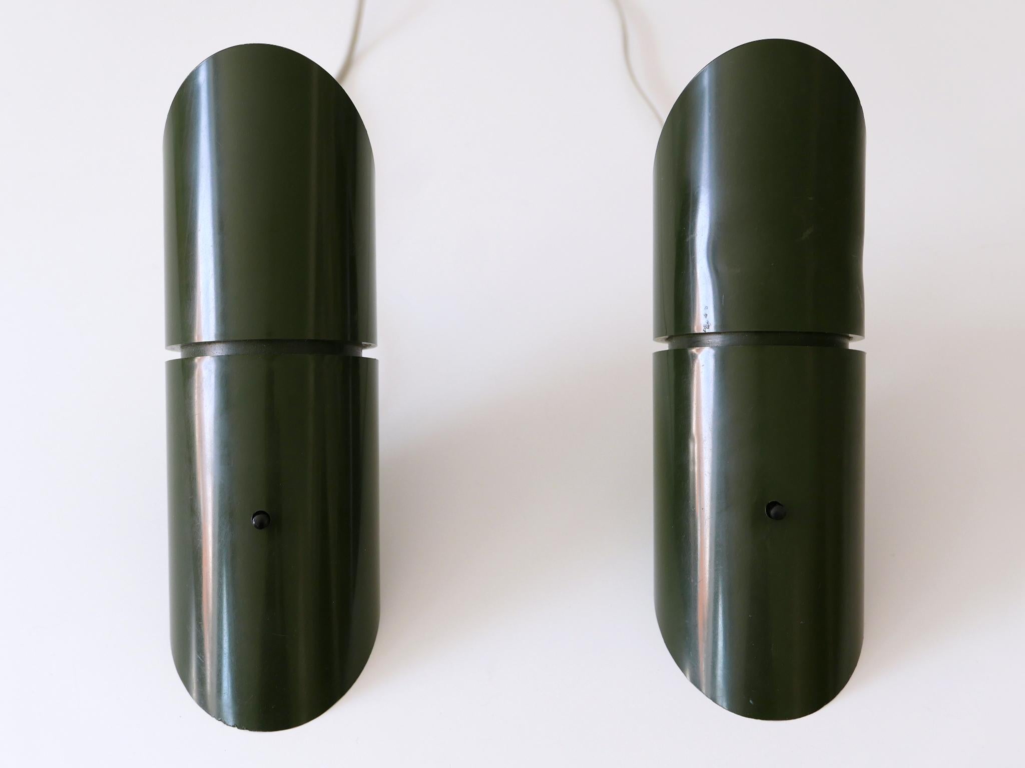 Late 20th Century Set of Two Mid-Century Modern Universal Lamps by Hans Due for Fog & Mørup For Sale
