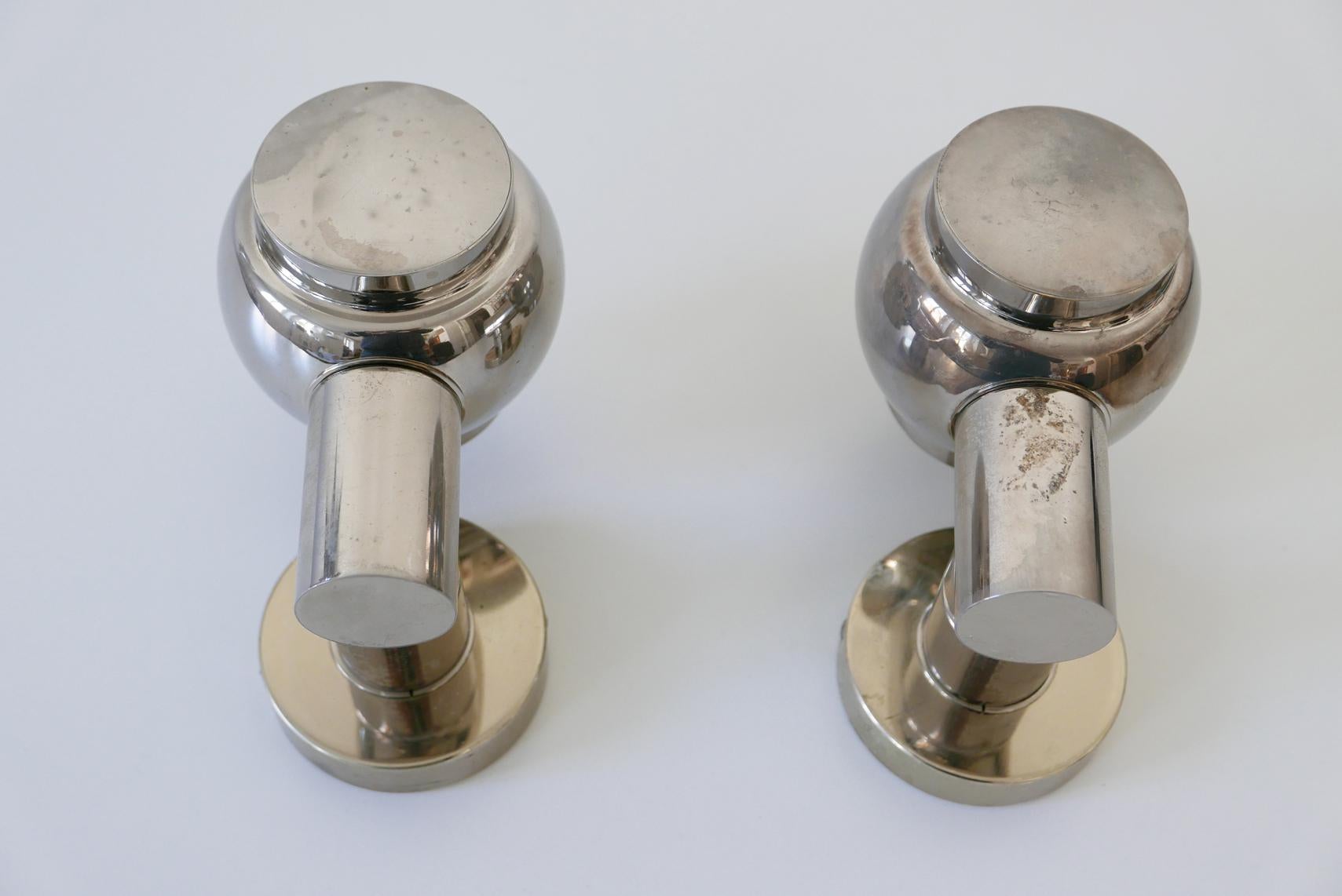 Set of Two Mid-Century Modern Wall Lamps or Sconces, 1960s, Germany For Sale 6