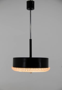 Set of Two Mid-Century Pendants, Czechoslovakia, 1960s