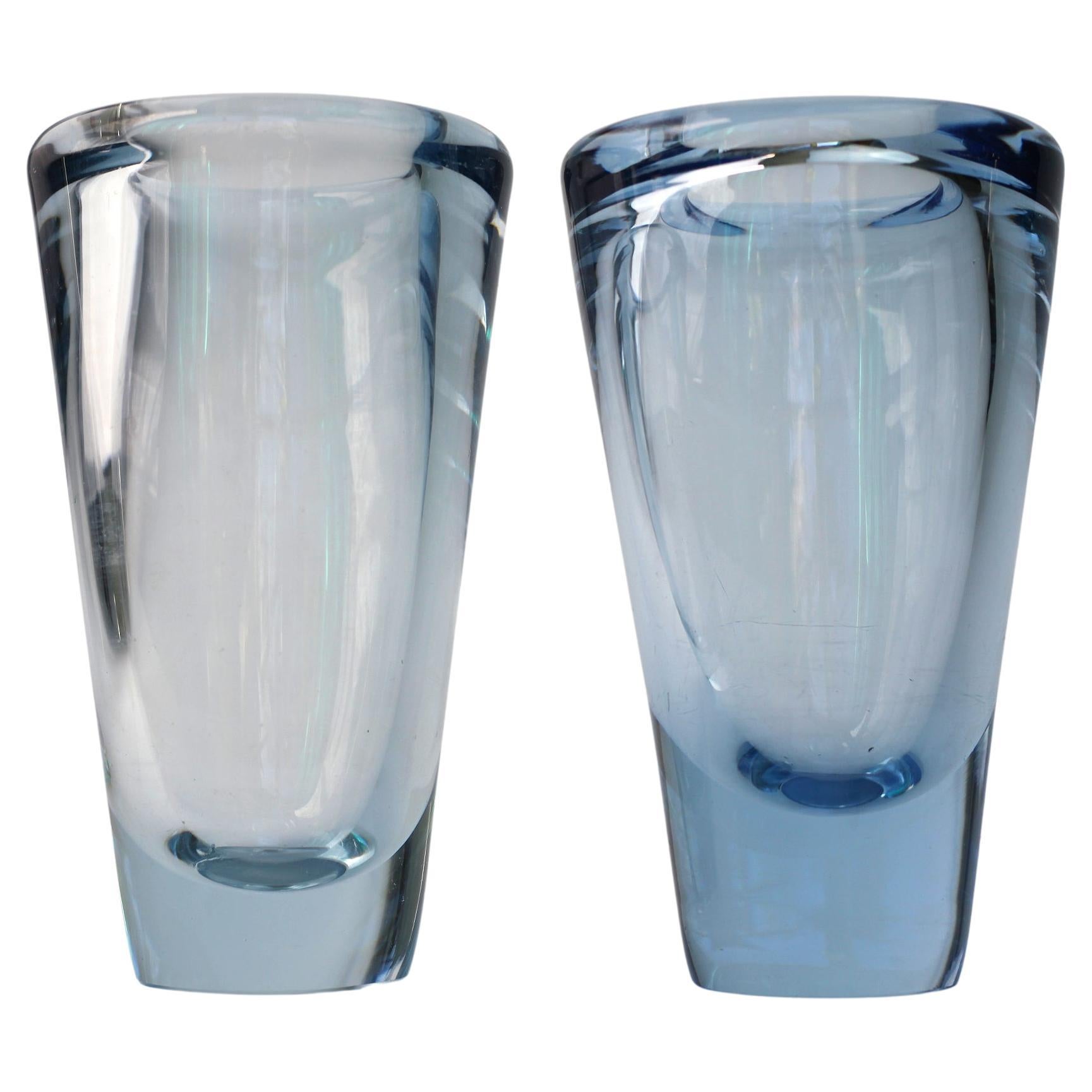 Set of Two Midcentury Per Lutkun Vases from Denmark For Sale