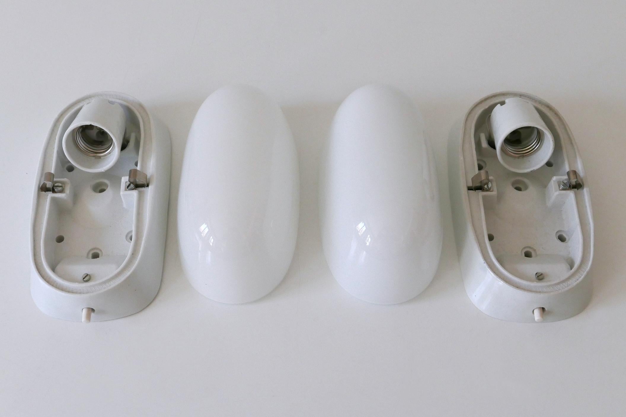 Set of Two Mid Century Sconces by Wilhelm Wagenfeld for Lindner Germany 1950s For Sale 13