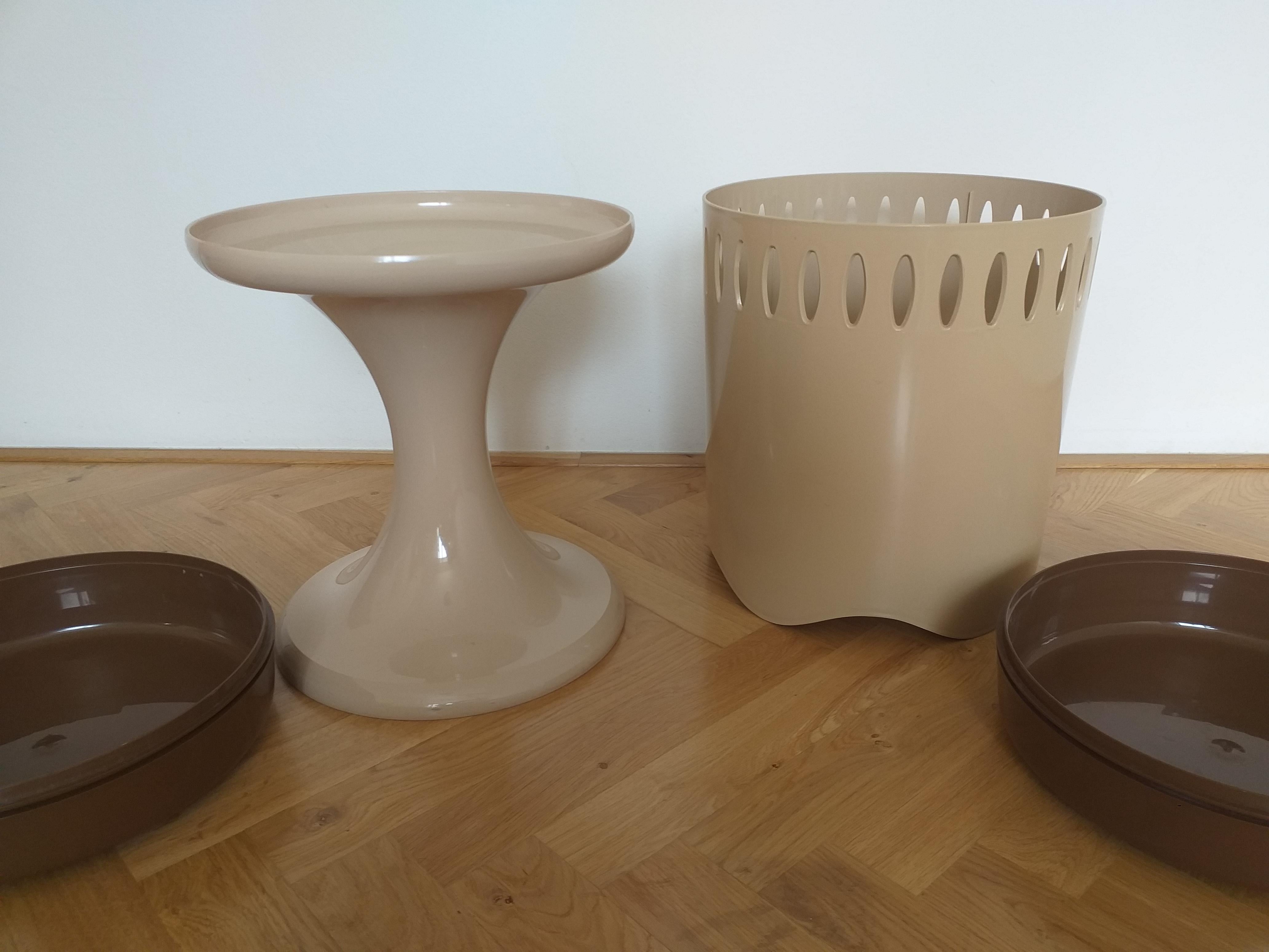 Set of Two Mid Century Stools EMSA, West Germany, 1970s For Sale 4