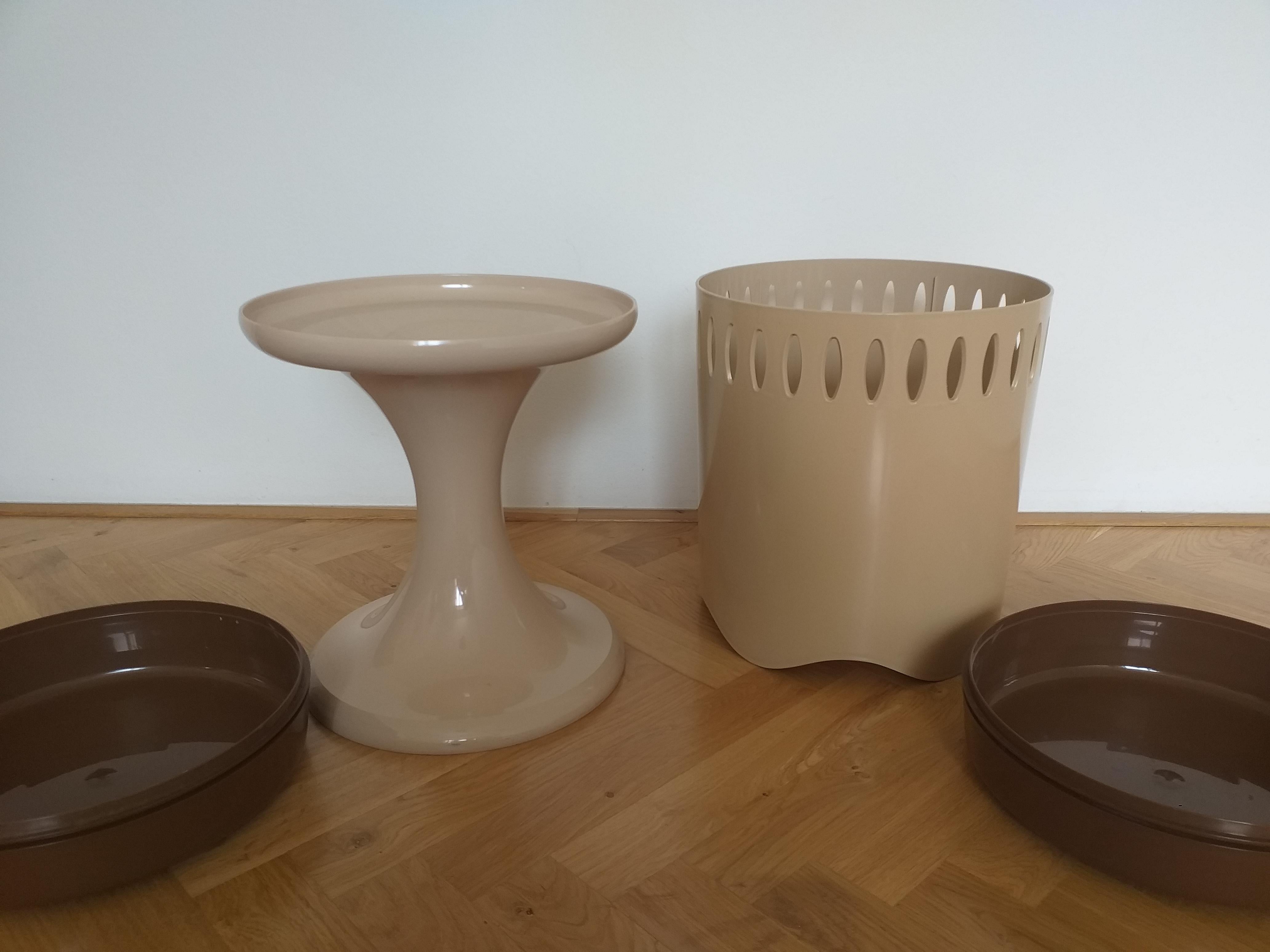 Set of Two Mid Century Stools EMSA, West Germany, 1970s For Sale 3