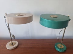 Set of Two Mid Century Table Lamps, 1960s
