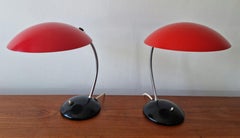 Set of Two Mid Century Table Lamps Drukov, 1970s