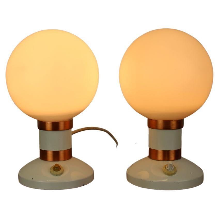Set of Two Mid-Century Table Lamps/ Drukov, 1970's