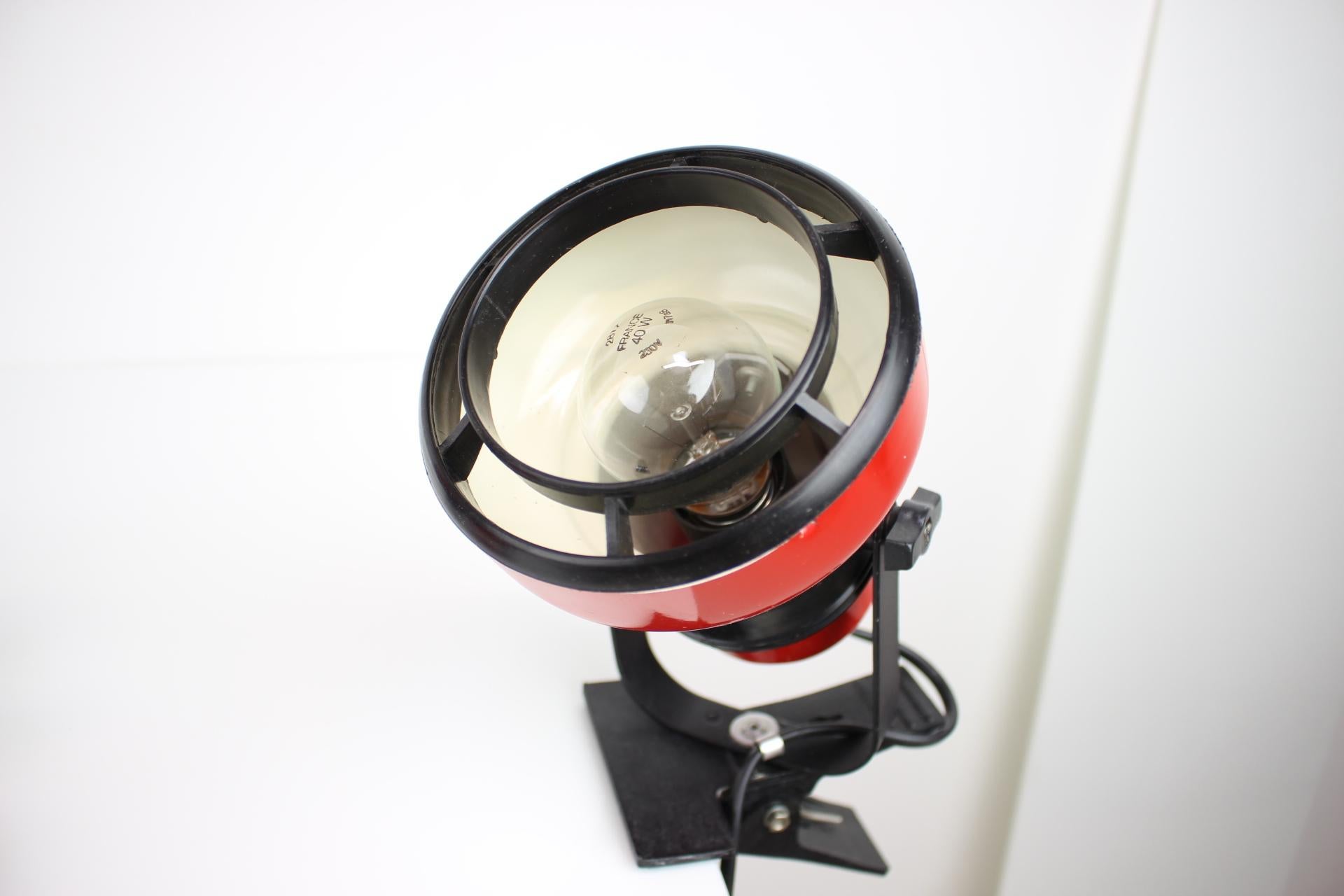Mid-Century Modern Set of Two Mid-Century Wall or Table Lamps by Elektrofem, Hungary, 1970s For Sale