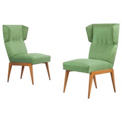 Set of Two Midcentury Accent Chairs