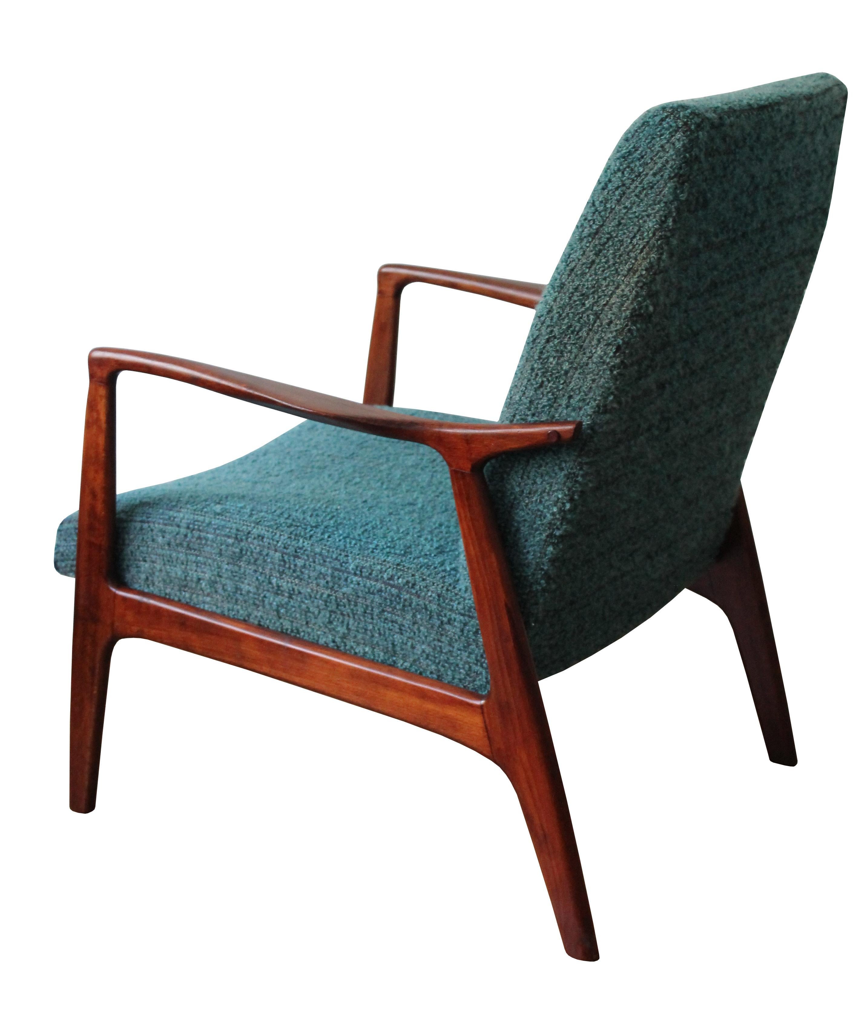 Fabric Set of two Midcentury Armchairs