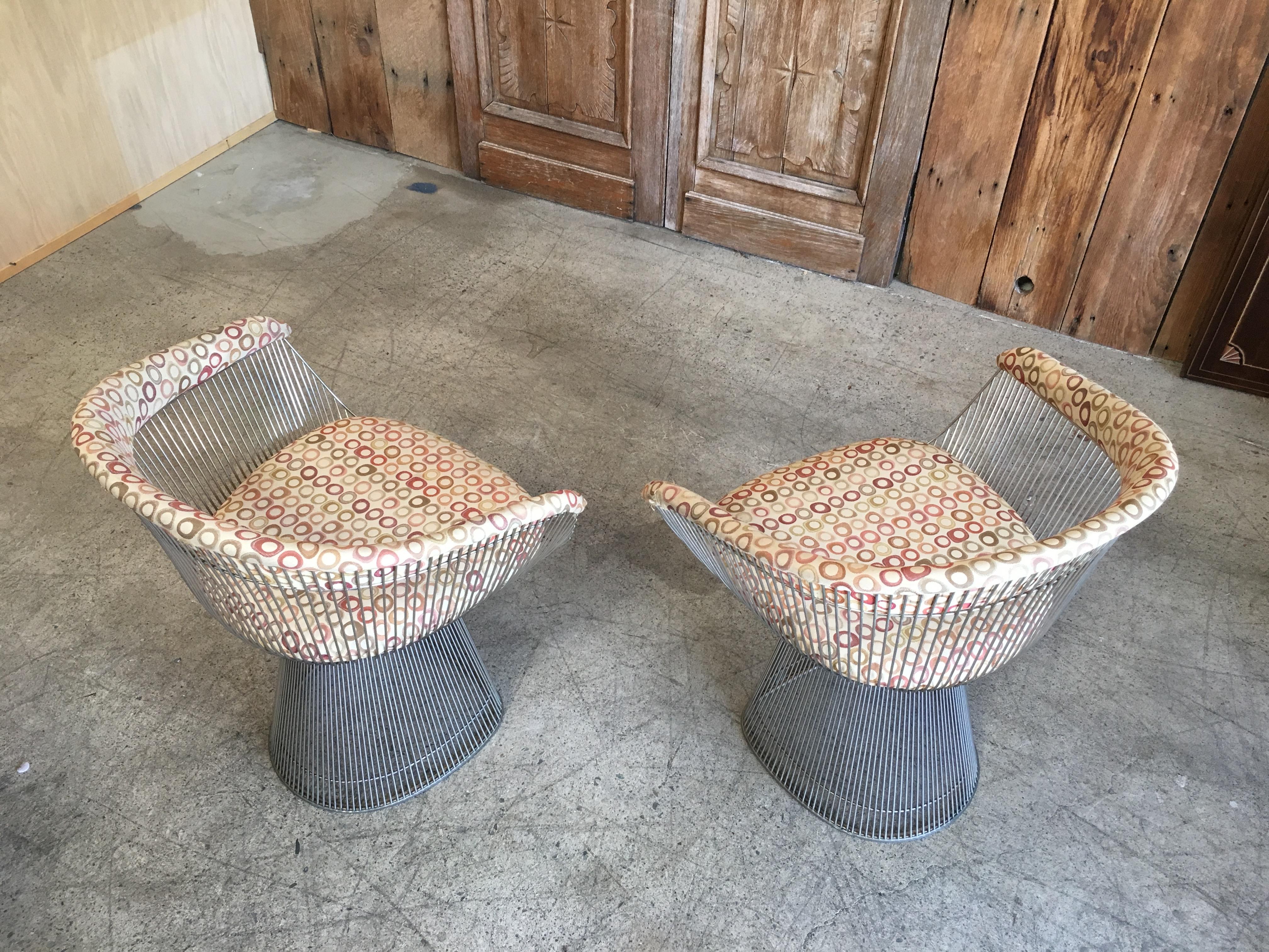 Set of Two Midcentury Chairs by Warren Platner for Knoll Chairs 4