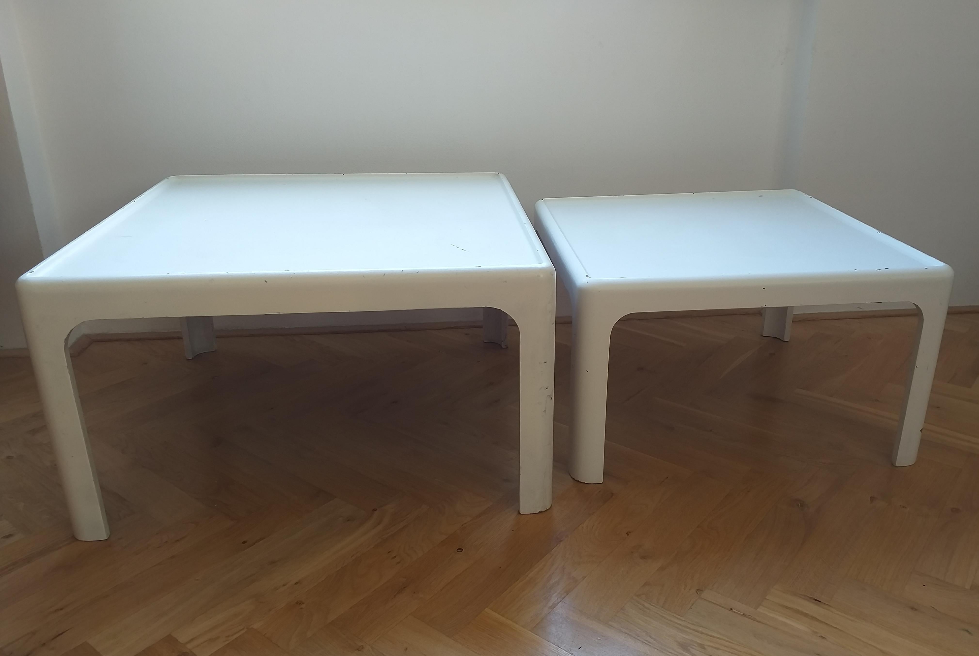 Set of Two Midcentury Coffee Tables Peter Ghyczy and Ernst Moeckl Germany, 1970s For Sale 3