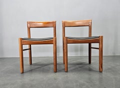 Set of Two Midcentury Rare Dining Chairs Bramin, Denmark, 1960s.