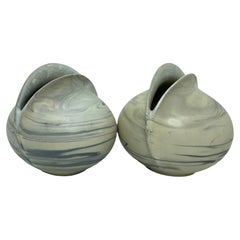 Set of Two Mid-Century Uta Feyl "Venus" Ceramic Vases for Rosenthal Studio Line