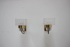 Set of Two Midcentury Wall Lamps Lidokov, 1970s