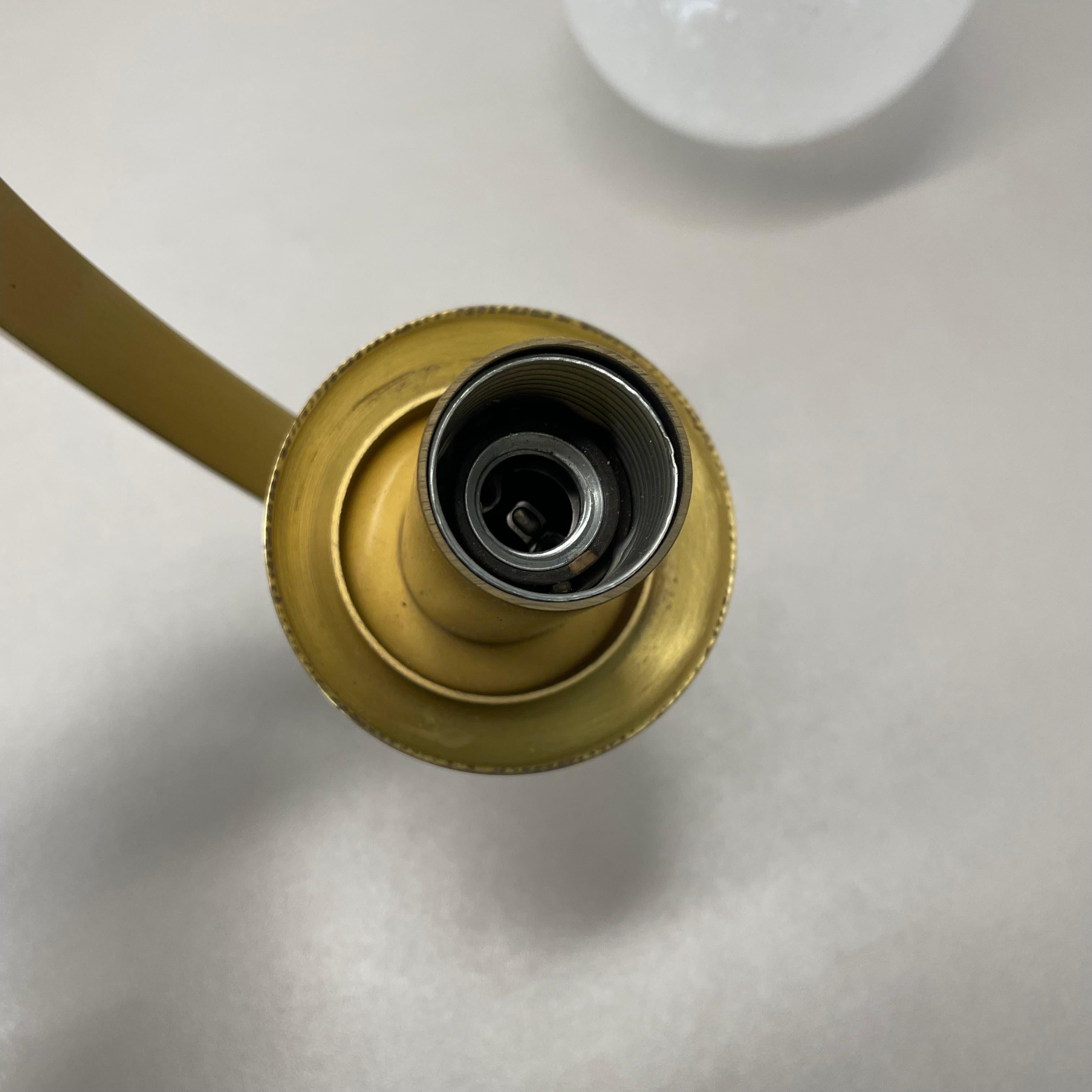 Set of two minimalist Brass and glass 