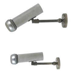 Set di due lampade da soffitto, applique o faretti in stile minimalista di Beisl, anni '70
