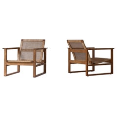 Ensemble de deux fauteuils modèle 2256 par Børge Mogensen pour Fredericia, Danemark 1956