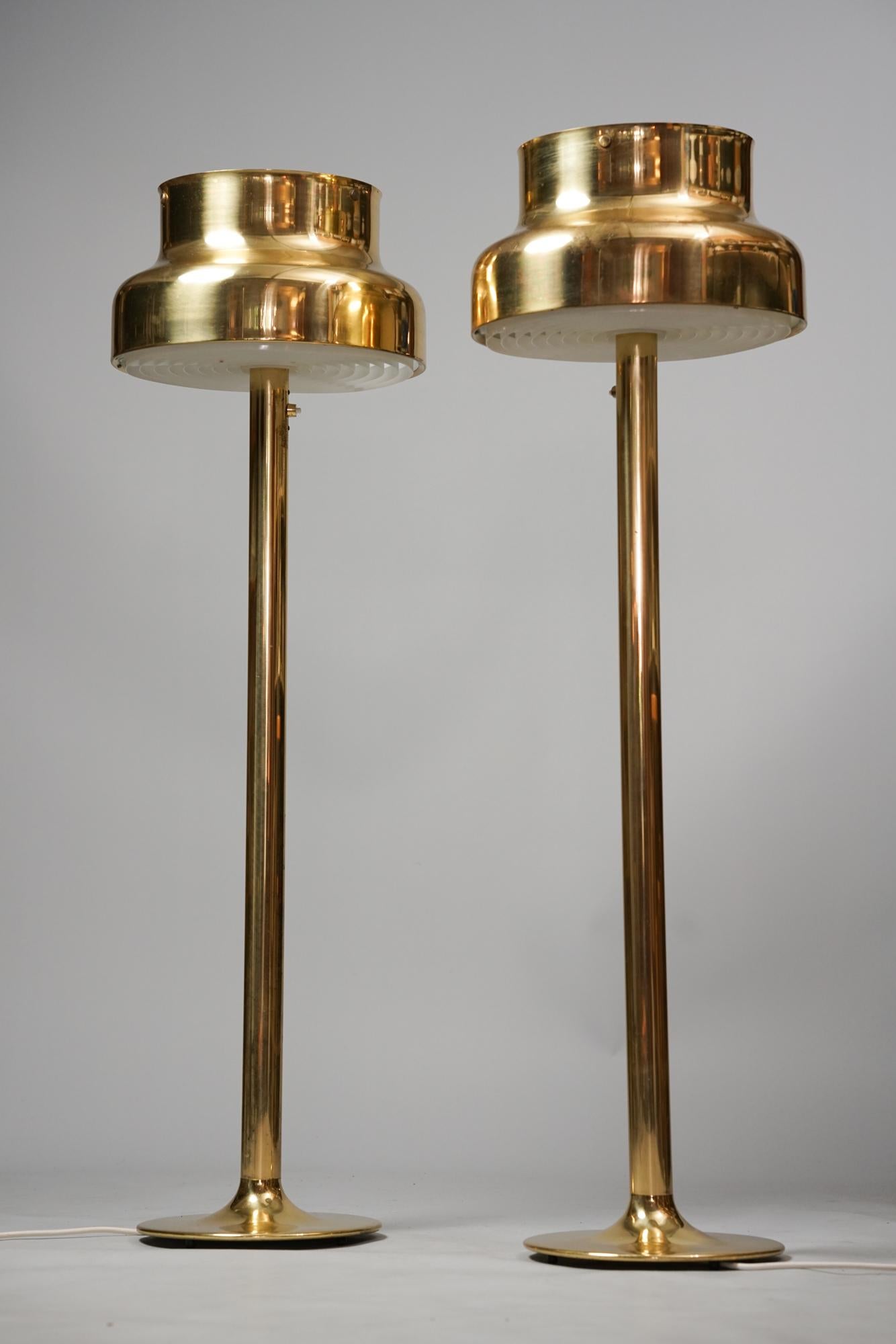 Set of Two Model Bumling Floor Lamps, Anders Pehrson, Ateljé Lyktan, 1950s/1960s For Sale 4