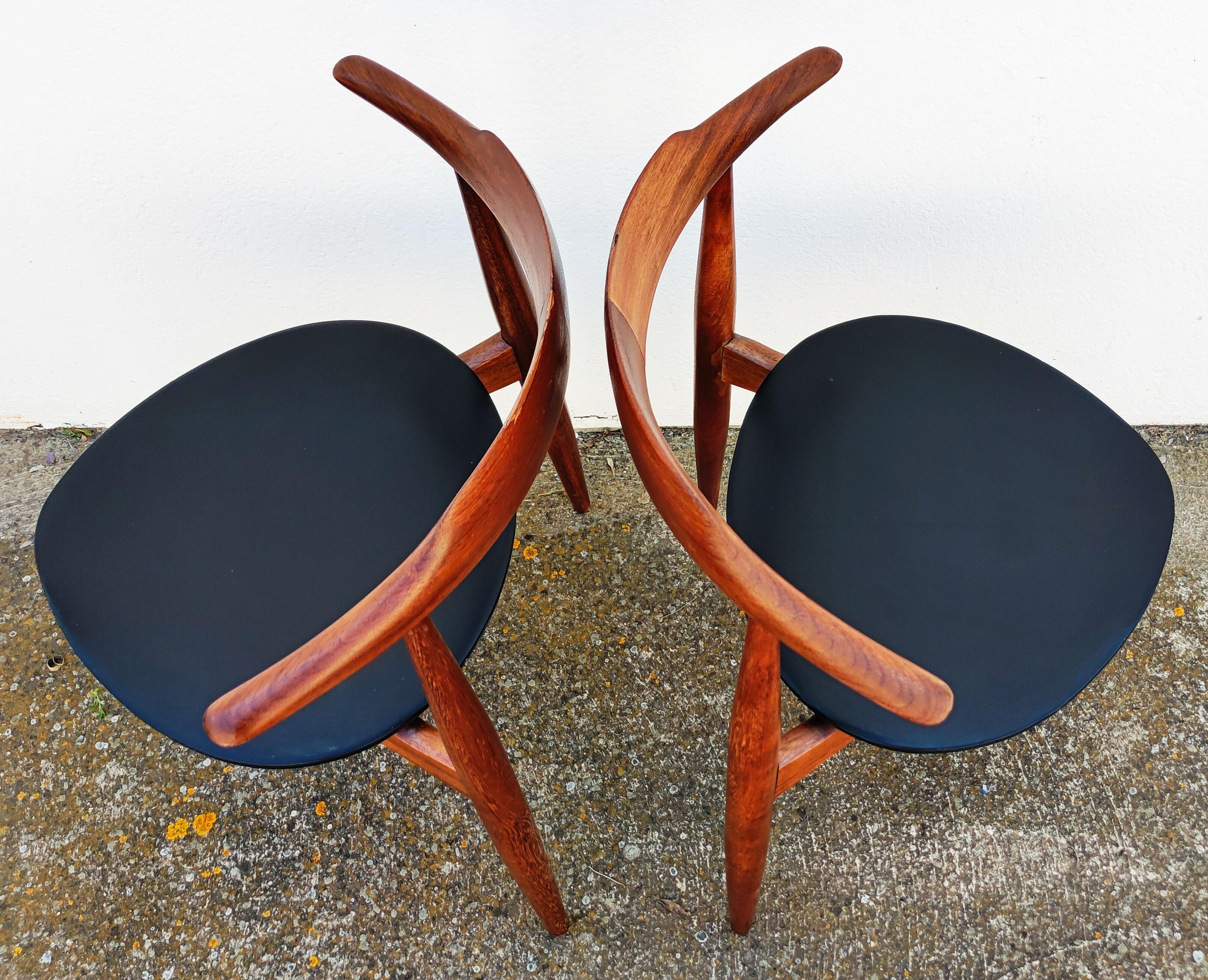 Oak Set of Two Model Chairs 