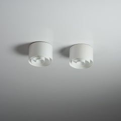 Set von zwei Einbaubeleuchtung Modell H2-23, Idman Oy, 1960er Jahre