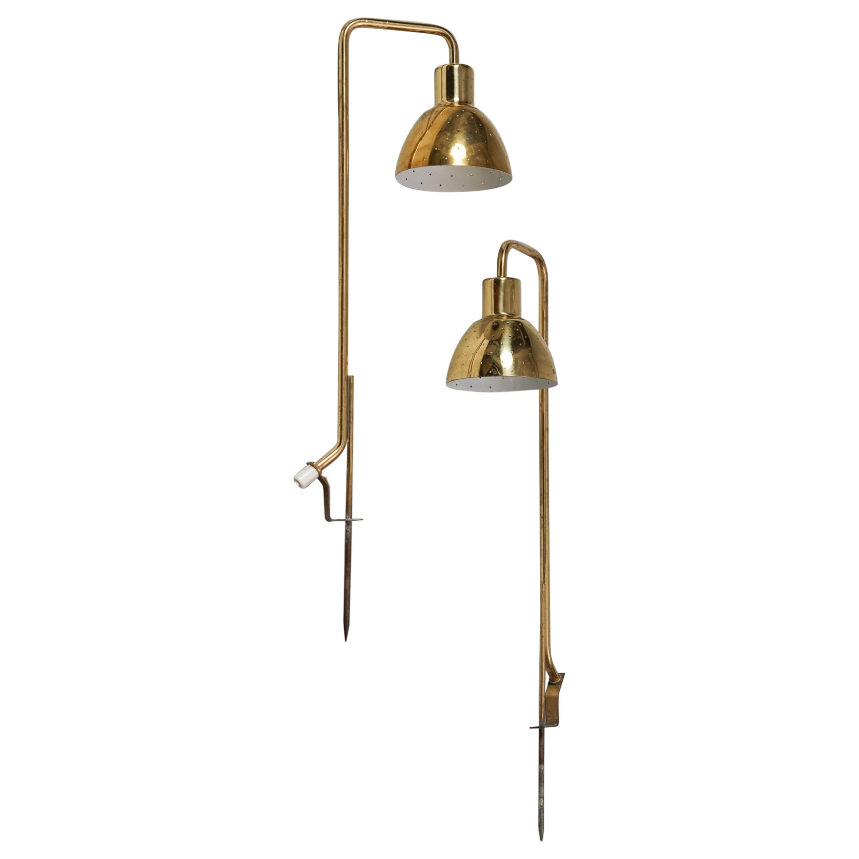 Set of Two Model Primula Flower Lamps, Hans-Agne Jakobsson, AB Markaryd, 1960s