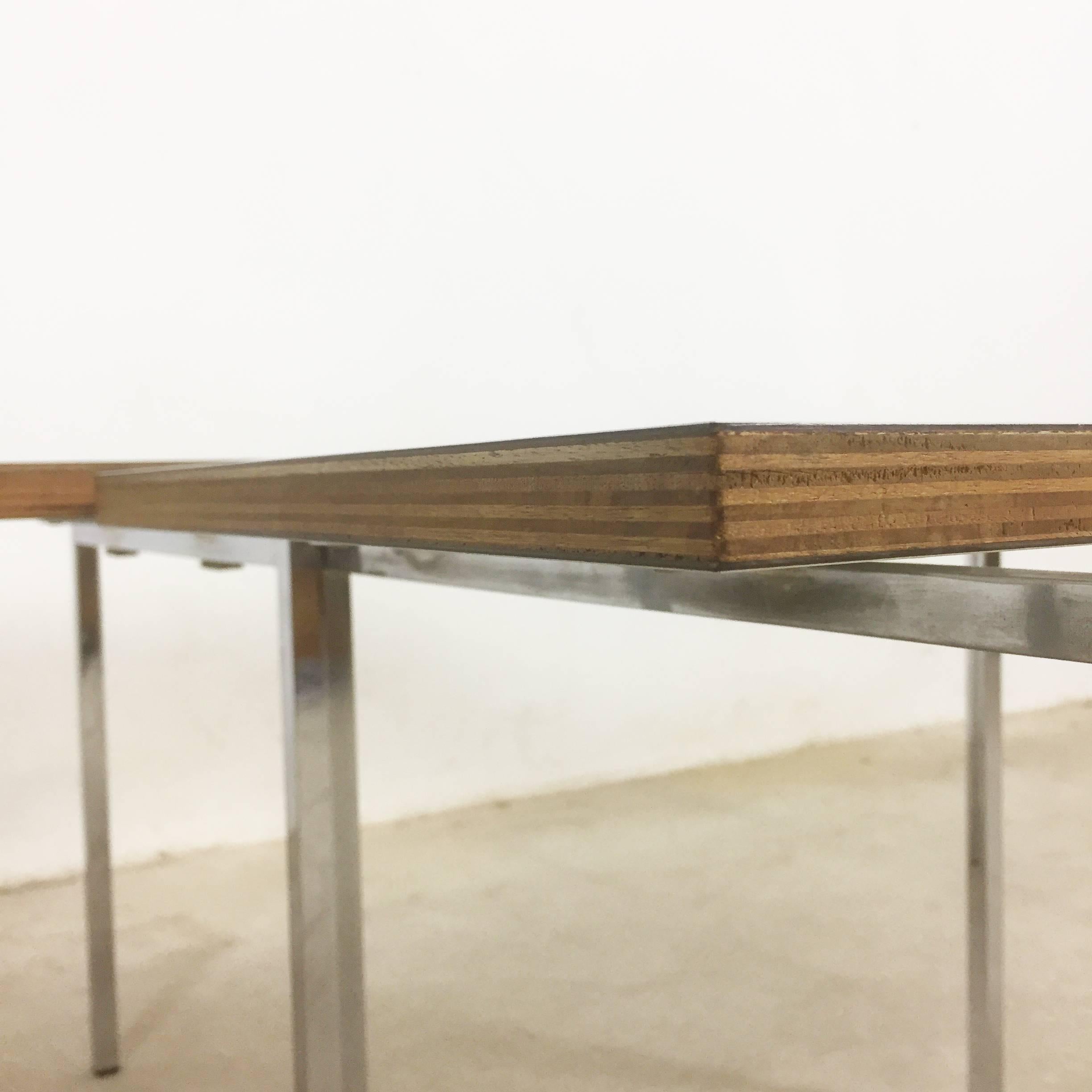 Set of Two Modernist Stacking Tables, Trix & Robert Haussmann, Switzerland, 1957 For Sale 3