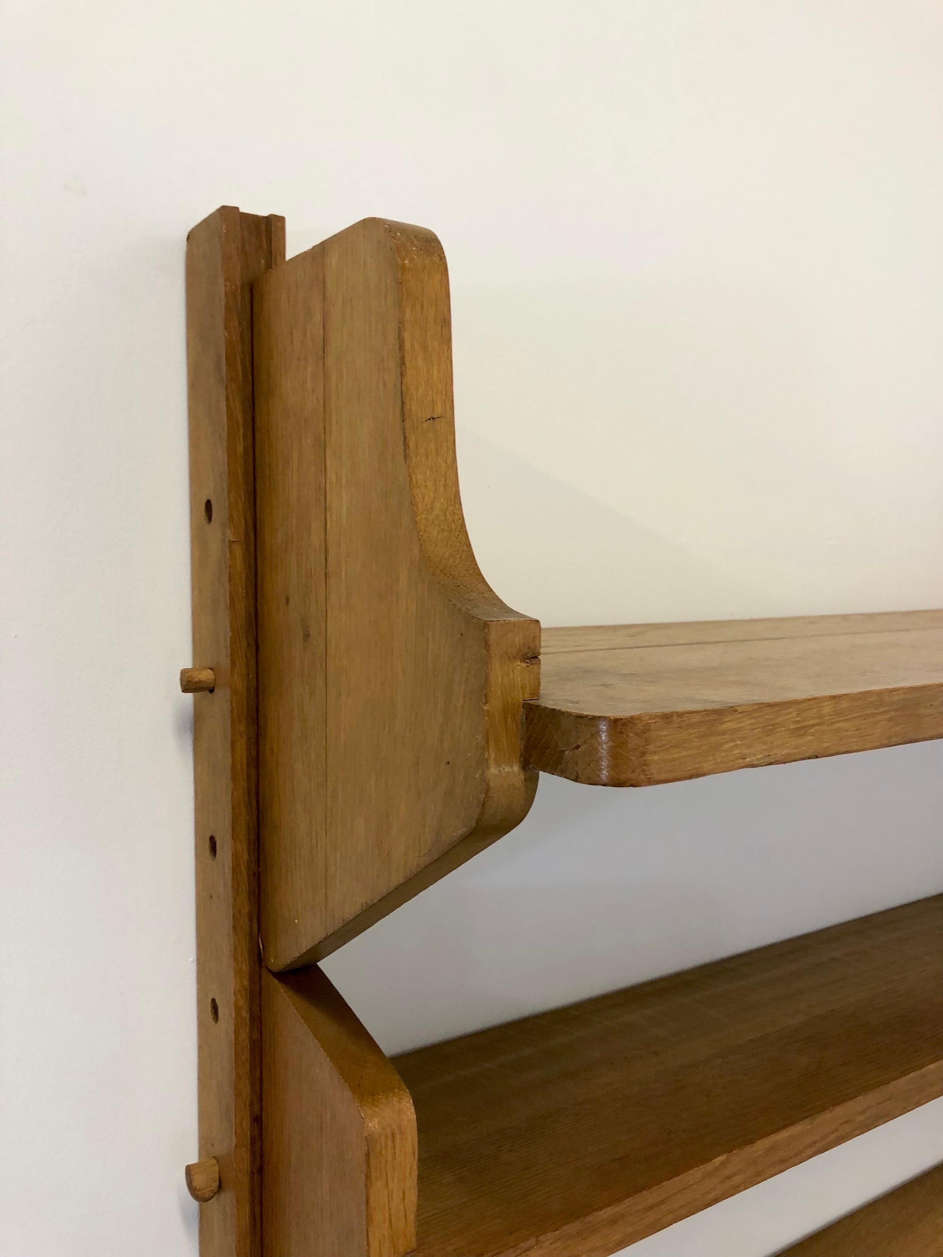 Mid-20th Century Set of two modular shelves - Emile Seigneur - France - 1950 For Sale