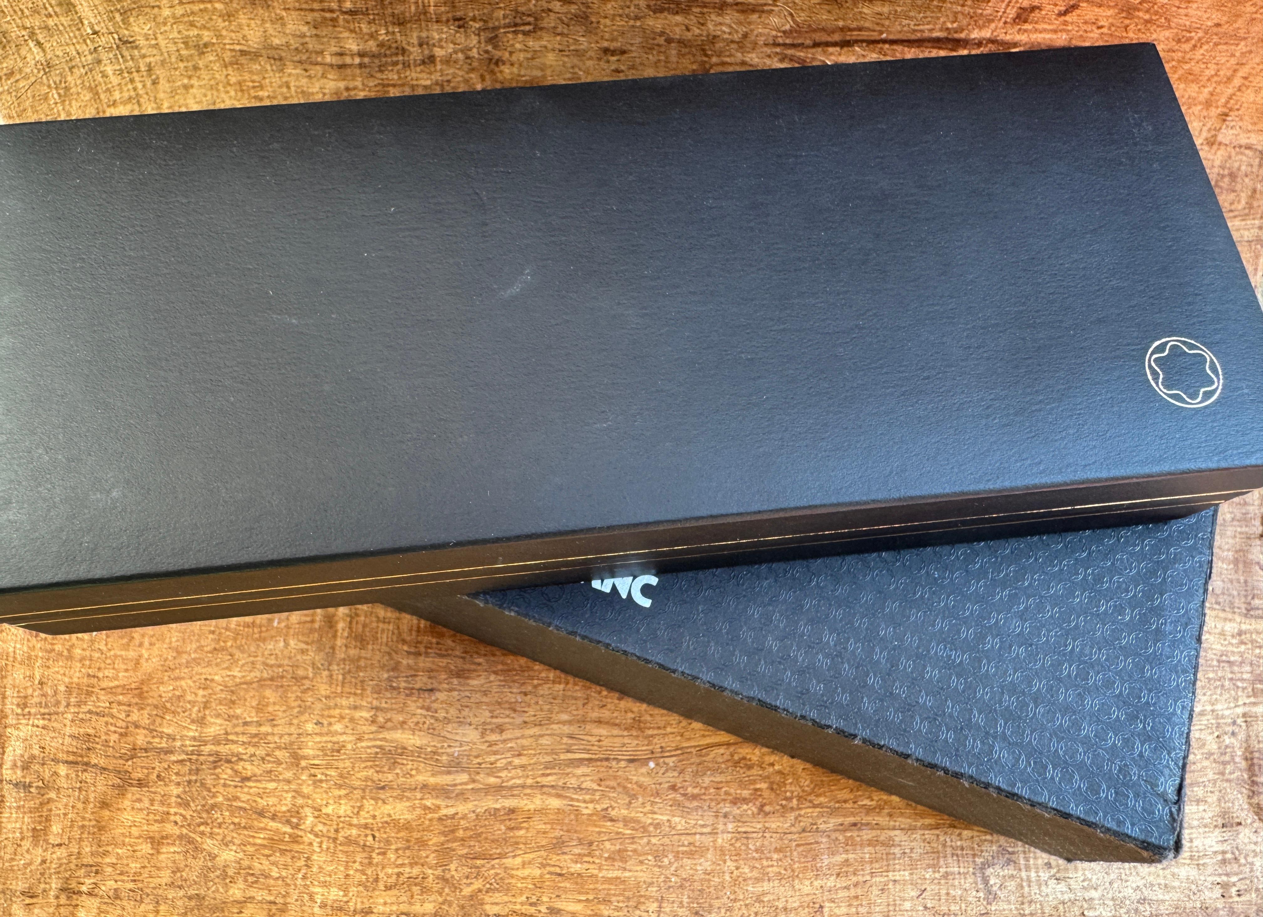 Ensemble de deux crayons Montblanc Noblesse Black GT Rollerball et mécaniques dans sa boîte en vente 2