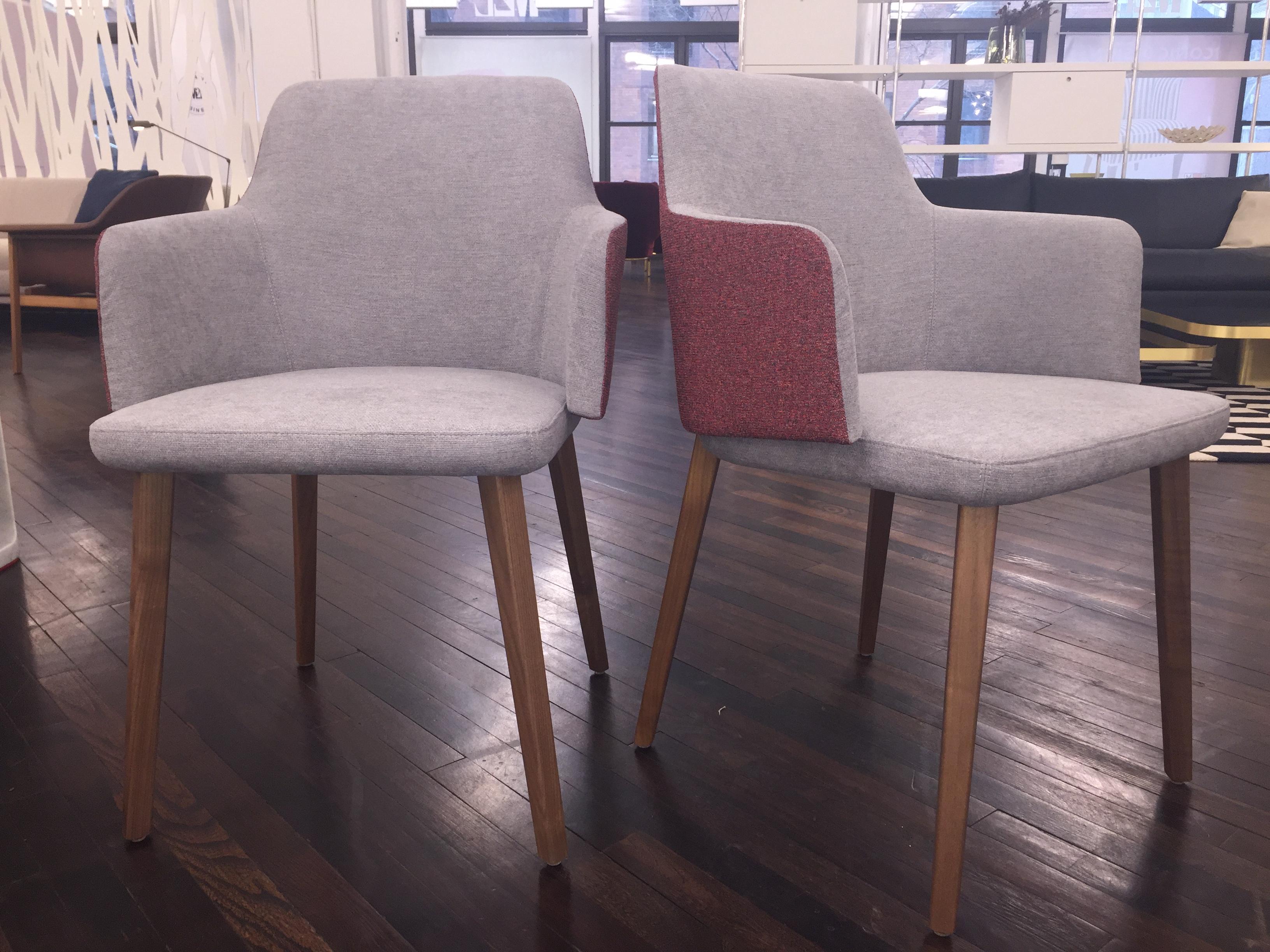 Fabric Set of Two Montis Back Me Up Armchairs