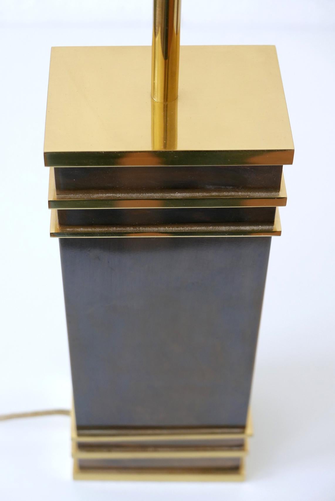 Ensemble de deux lampes de table monumentales du milieu du siècle par Vereinigte Werkstätten, Allemagne en vente 4