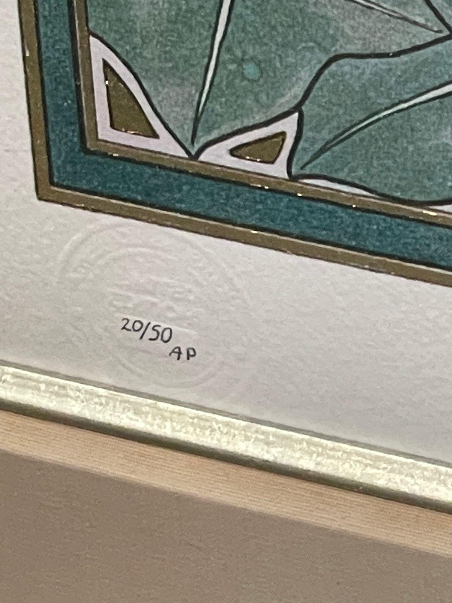 Czech Set of Two Mucha Foundation Art Nouveau Prints 