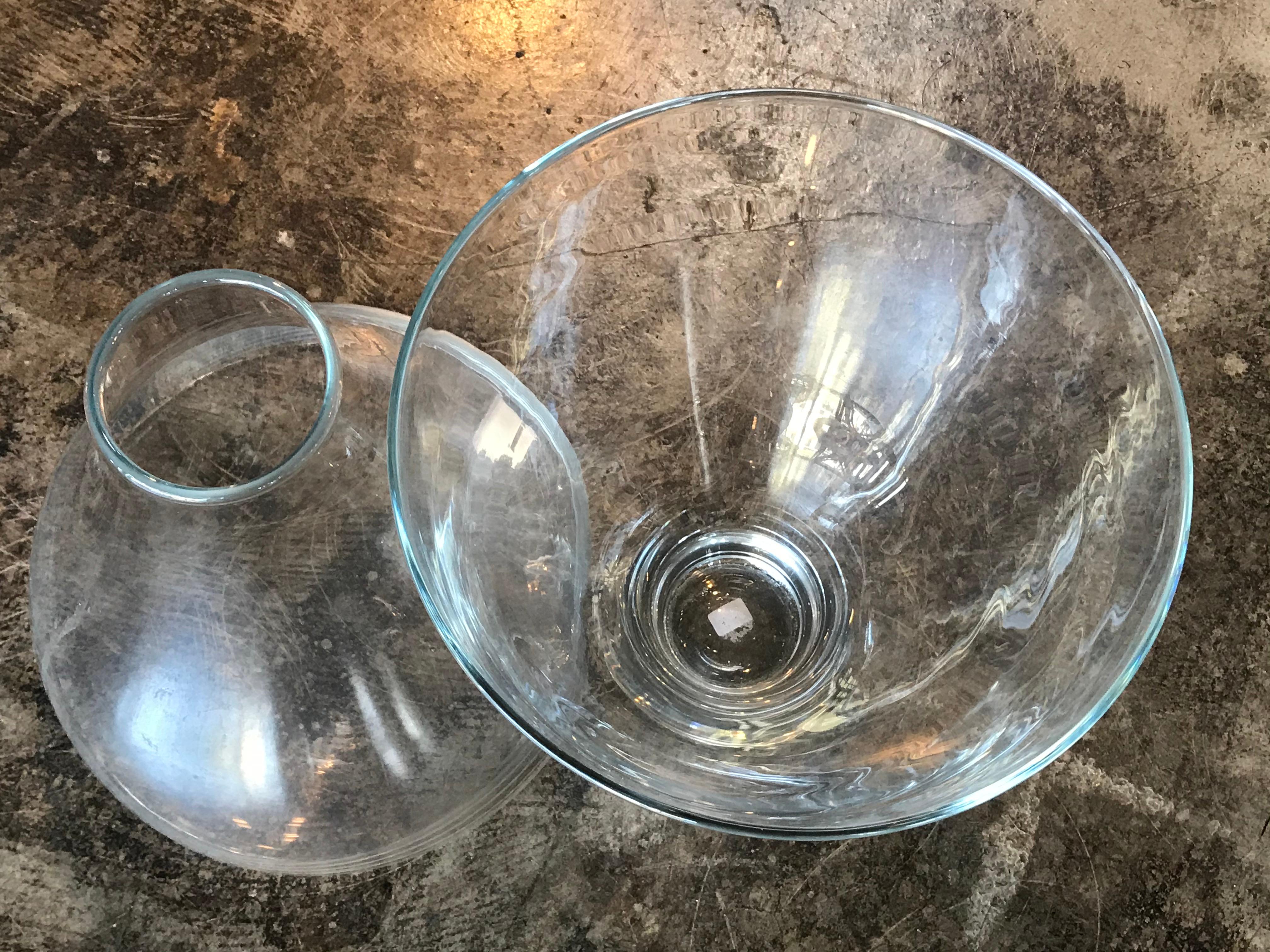 Set of Two Murano Glass Vases by Angelo Mangiarotti for Knoll, Italy, 1960s In Good Condition In Los Angeles, CA