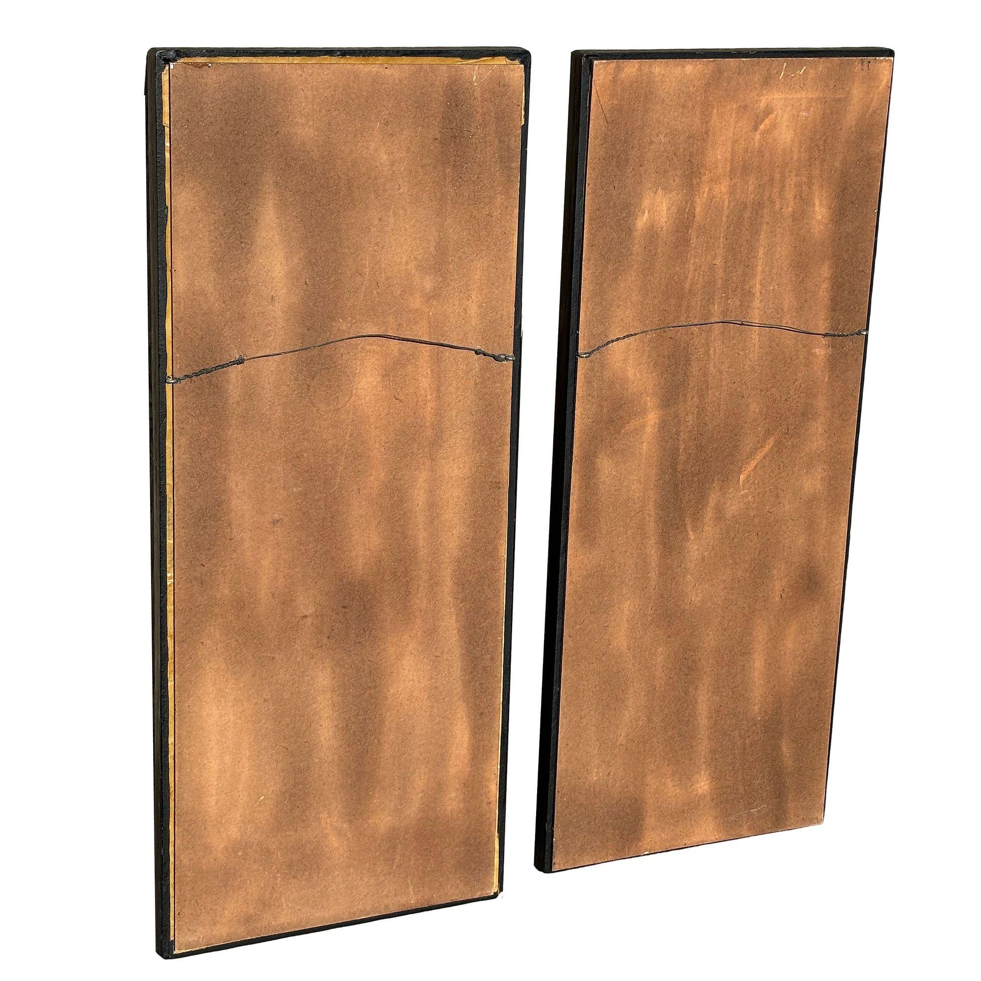 Verre Ensemble de deux gravures sur bois mystiques de baleines de Seaport par James Arnold en vente