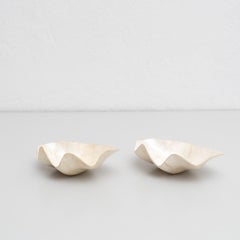 Set of Two Nacre Bowls, circa 1950